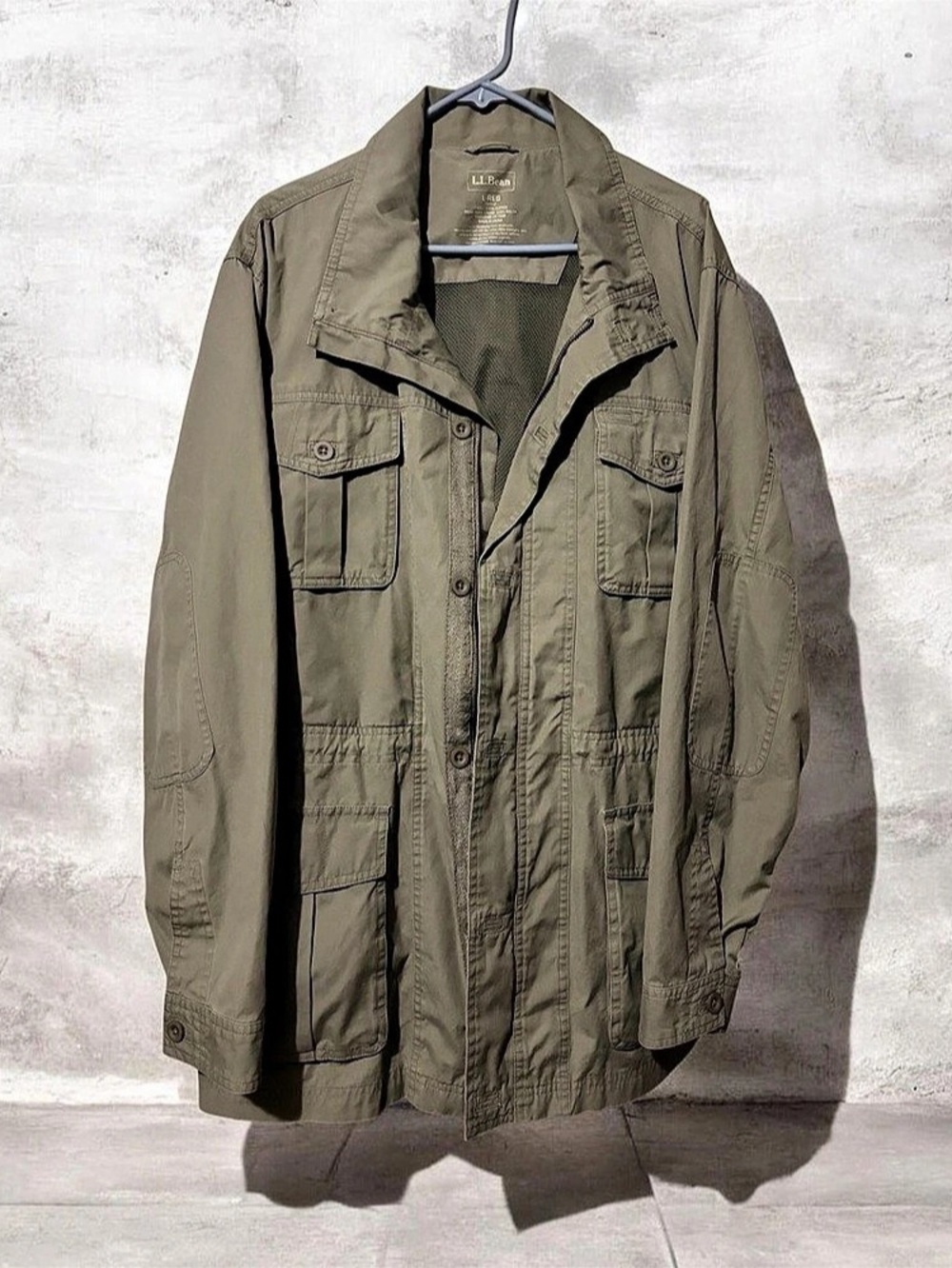 Large.Large.Bean Men's Field Jacket Green Size Large